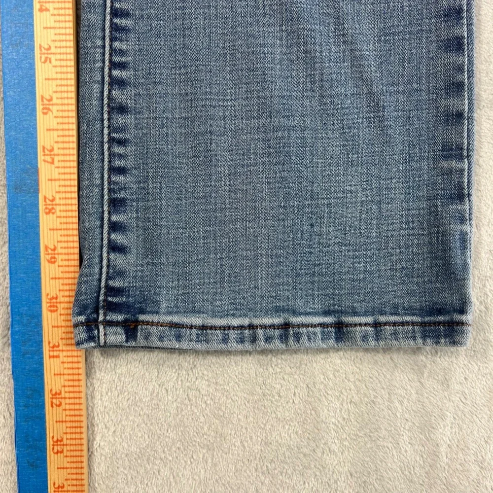 LEVI'S Slimming Bootcut Jeans Womens 33x32 Light Wash Cotton Blend‎ Stretch 2016